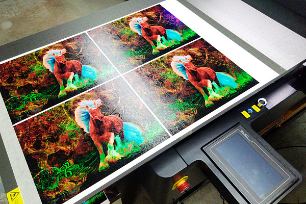 Печать календарного топа на УФ принтере Saga SG-6090 UVA