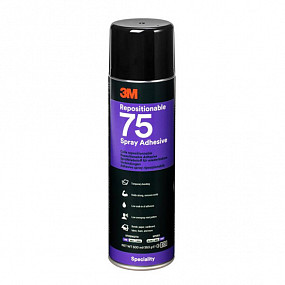Спрей - клей временной фиксации 3M 75 Reepositional Spray