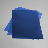 Обложка А4 синяя прозрачная пластиковая 180/200  мкм, 100 шт. купить в Екатеринбурге | Цены